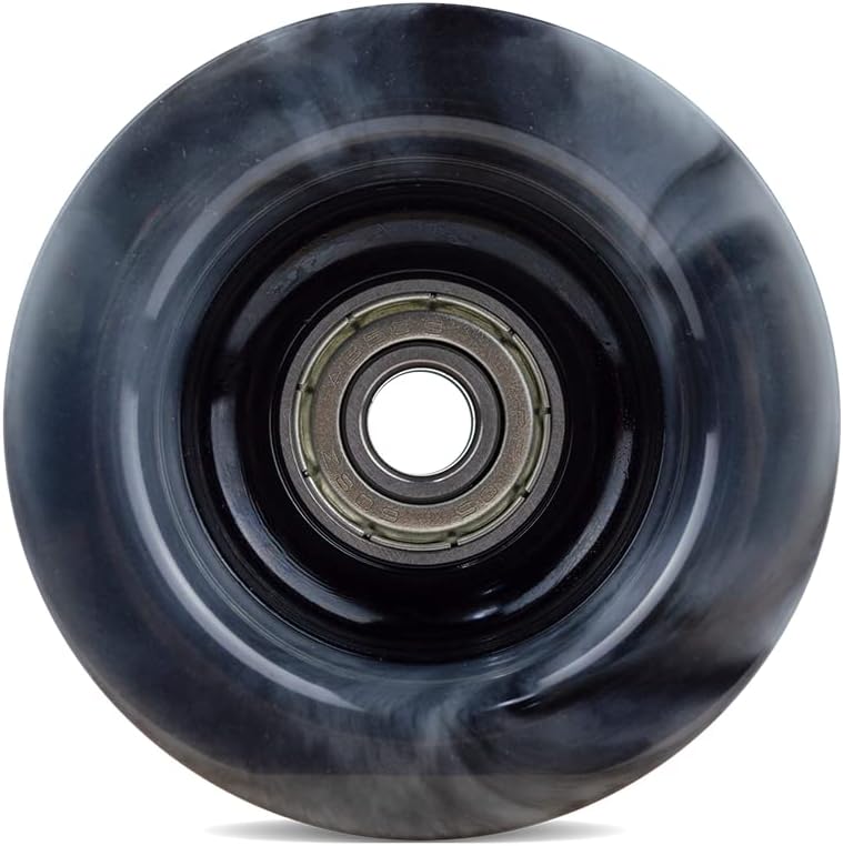 Capetos Black and White Swirl Roller Skate Wheels - Roller Rink Derby Quad Skates for Men, Women, and Kids - Indoor/Outdoor Skating - Image 2